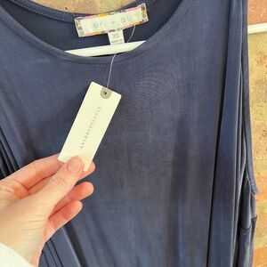 Navy blue Anthropologie dress
